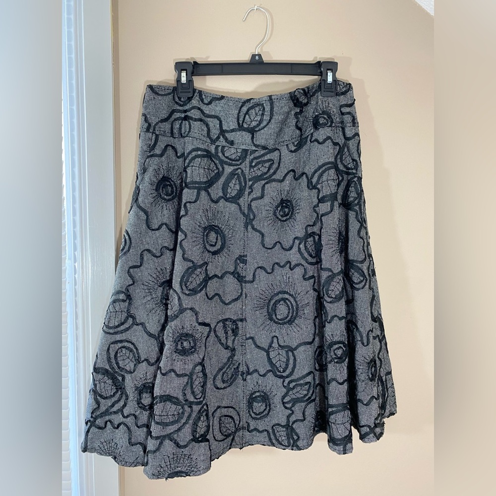 Madison black and grey skirt